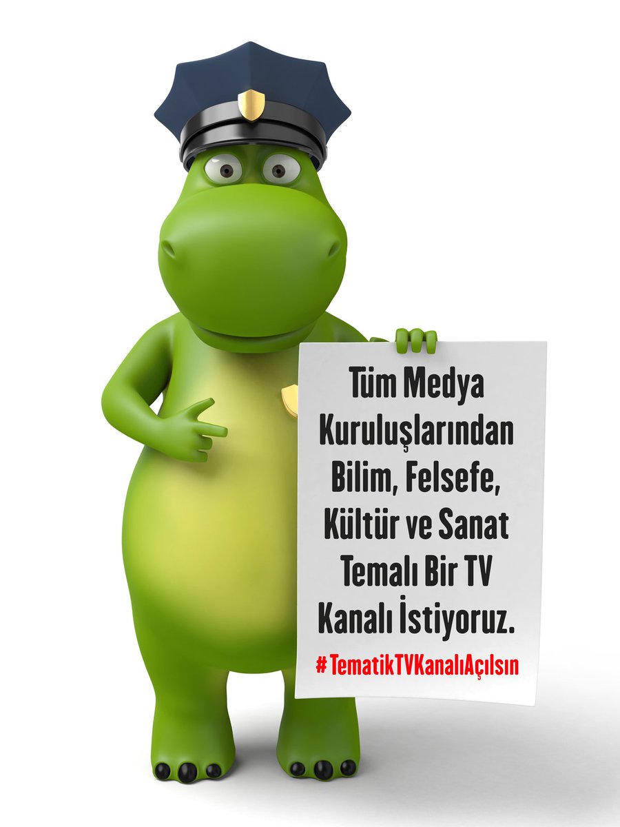 Tüm Medya Kuruluşlarından,
”Bilim, Felsefe, Kültür ve Sanat Temalı Bir TV Kanalı İstiyoruz"
#TematikTVKanalıAçılsın