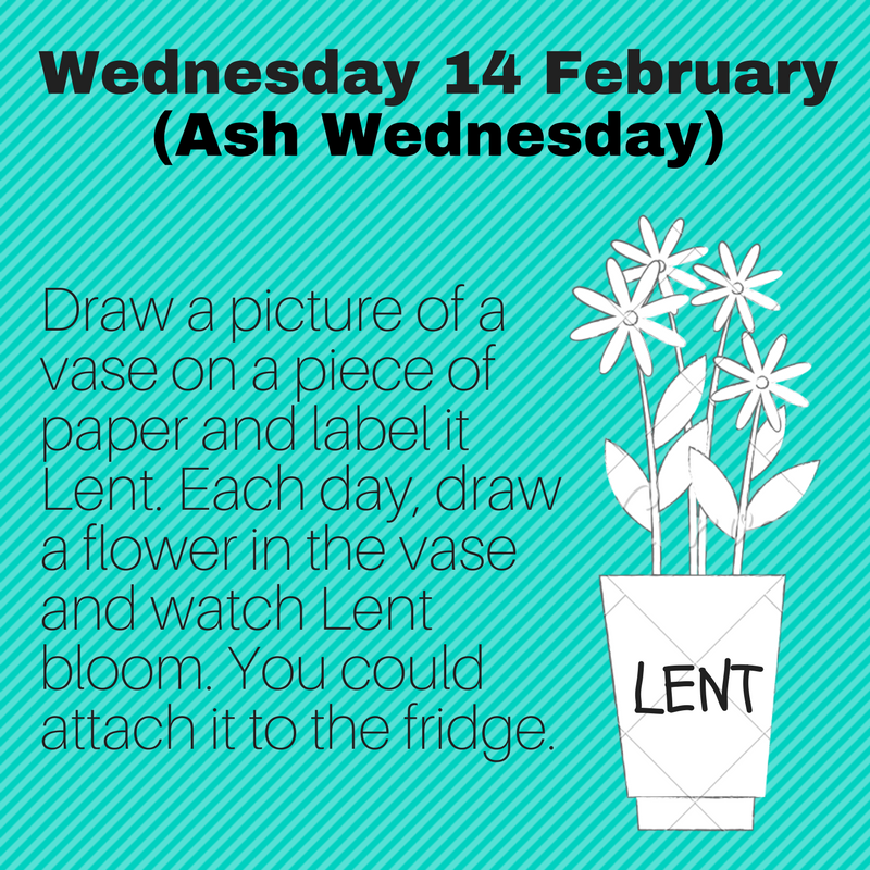 FamiliesFirstMU's tweet photo. We'll be posting things for you and your family to do every day throughout Lent! Find our full Lent calendar in the upcoming March/April 2018 edition of #FamiliesFirstmagazine

#Lent2018 #AshWednesday https://t.co/IhI4NhuQXF