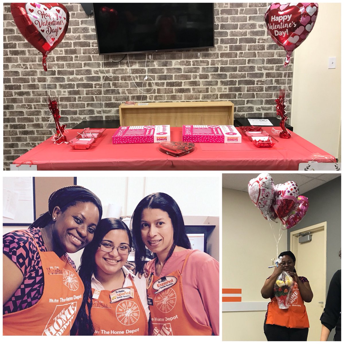 MasielJS's tweet photo. Happy Valentines Day from Store 6322 #donuts #chocolate #candy #hearts #supriseedibles https://t.co/e1Vqxv2VZx