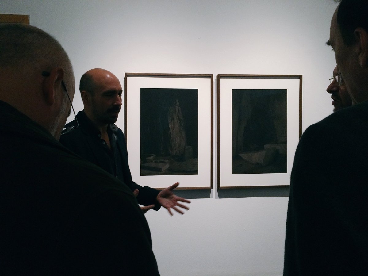 PremioPCitoler's tweet photo. Así nos hablaba José Guerrero de su obra “Carrara”, ganadora del #PremioPilarCitoler 2017, hace una semana durante la inauguración de la #exposicion con el resto de finalistas del certamen fotográfico en la Sala @VIMCORSA #CordobaEsp #fotografiacontemporanea https://t.co/tvrl3s44Qz