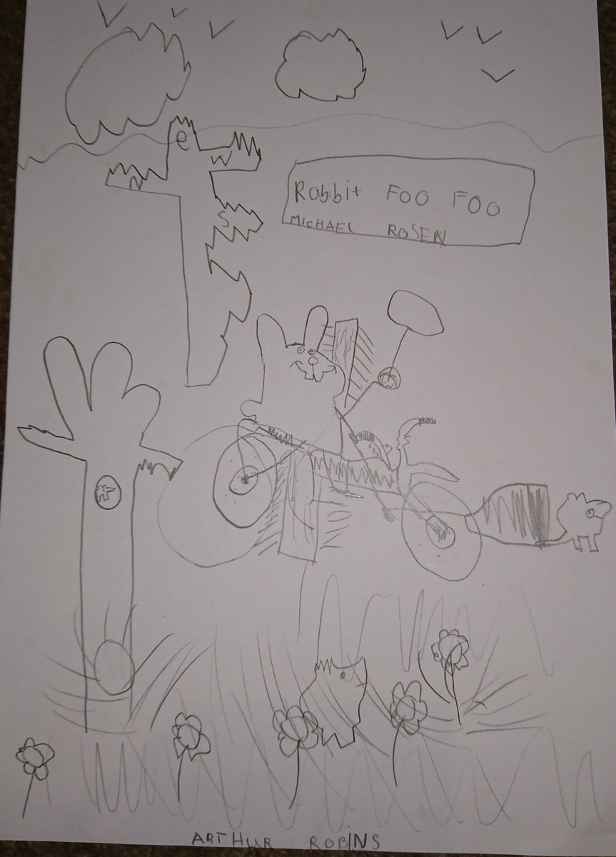 My daughter might get a beaver badge for this tonight(her favourite book drawn free hand) . Do you think we have a chance? 👍 <a href="/MichaelRosenYes/">Michael Rosen 💙💙🎓🎓 NICE 爷爷</a>