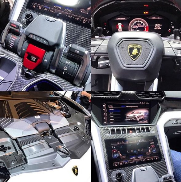 MoVernie's tweet photo. Welcome to the interior of the all-new #LamborghiniUrus.
It comes with 6 different driving modes.
#Urus #CanadianDebut #Exclusive #SuperSUV #SUV #FastCars #Lambo #UrusToronto #MoVernie @Lamborghini https://t.co/gXeXsBSNiY
