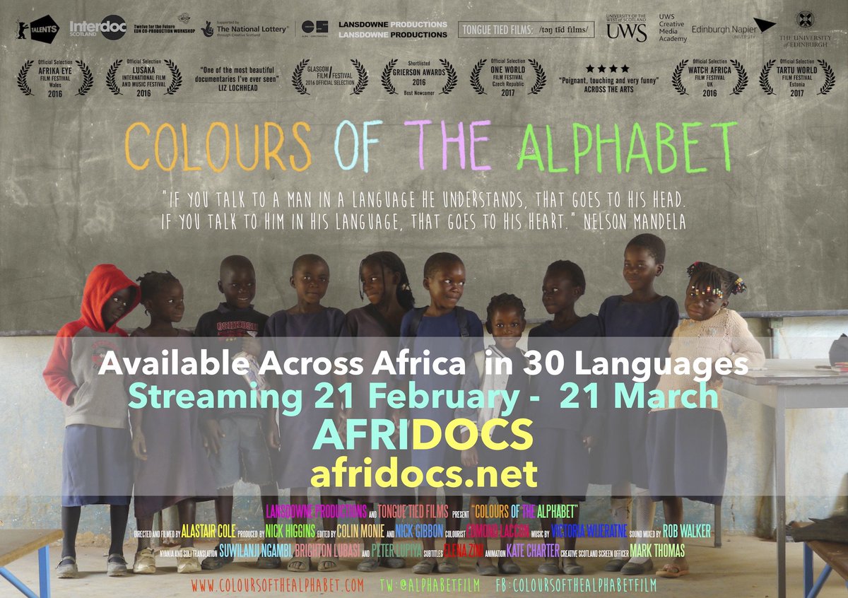 AlphabetFilm's tweet photo. Join our Facebook event and keep up to date with the first-ever simultaneous multi-lingual release in Africa! Only on @afri_docs 21.02.2018 @UNESCO #IMLD2018 #MotherLanguageDay #MyTongueMyStory // https://t.co/EsCEVVjm6S https://t.co/nm9VBvNOGd