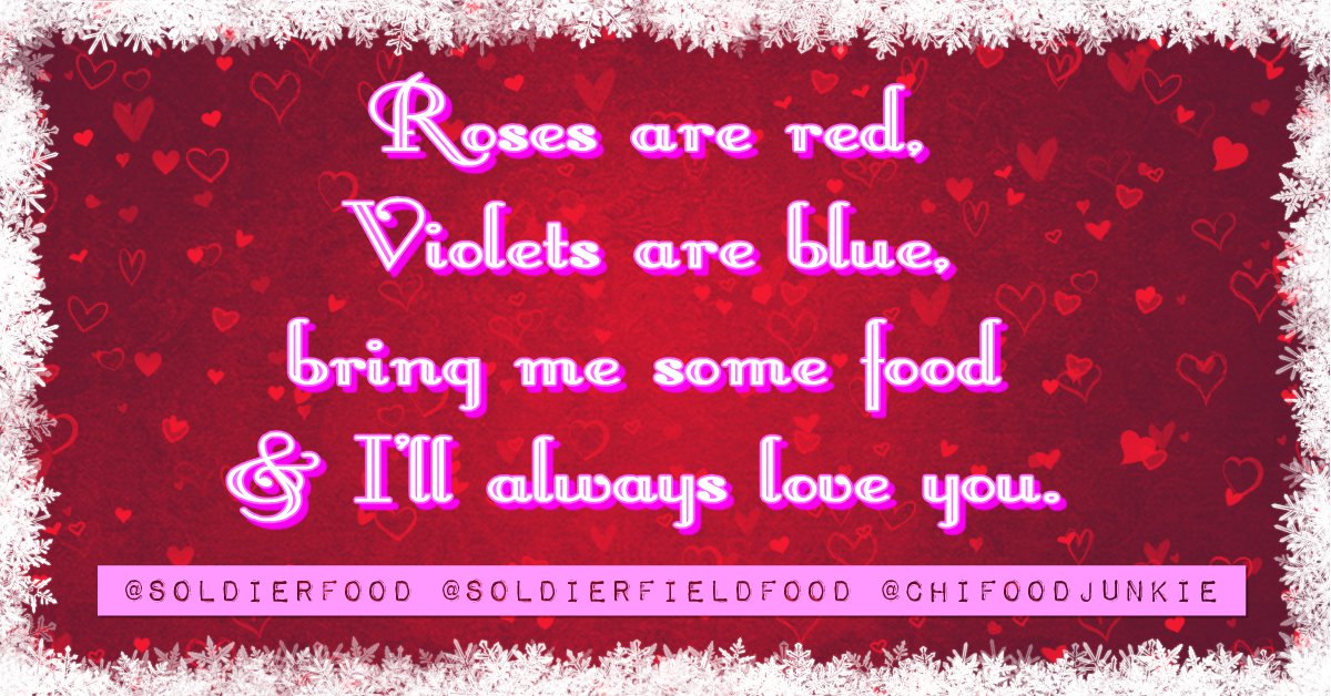 The quickest way to my heart is through my stomach... #ValentinesDay