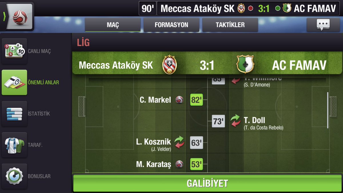 MeccasIstanbul's tweet photo. Haşpy Valentines Day
14th of February gifts
Cup : %126 Etone 0-4 Meccas
League meccas 3-1 Ac Famav %143
CLeague meccas 5-0Rachakits%110
League %152 Fc Hai 0-5 Meccas
Loving you is an Honor!
#TopEleven #AllezMeccas #HappyValentinesDay #GoMeccas https://t.co/amFQv4H0lf