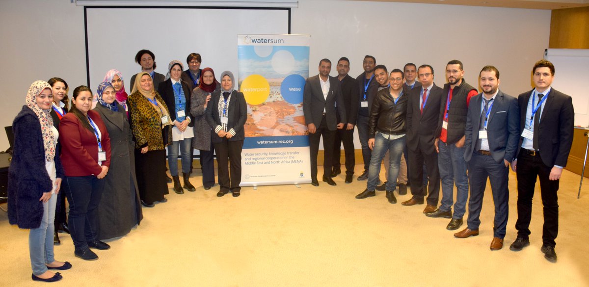 WATERSUMproject's tweet image. Family Photo: Meet the Participants of the MIKE HYDRO BASIN Software Training #Cairo, #Egypt. 
#MENA @WATERSUMproject @RECstream