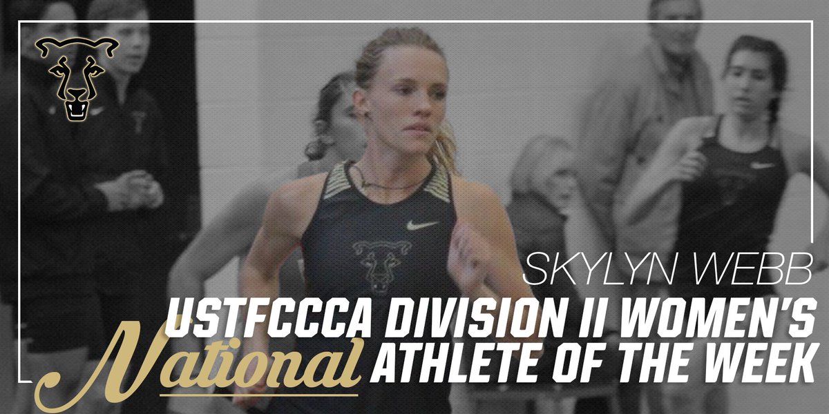 GoMountainLions's tweet image. Webb Named USTFCCCA Division II Women's National Athlete of the Week: gomountainlions.com/news/2018/2/14…