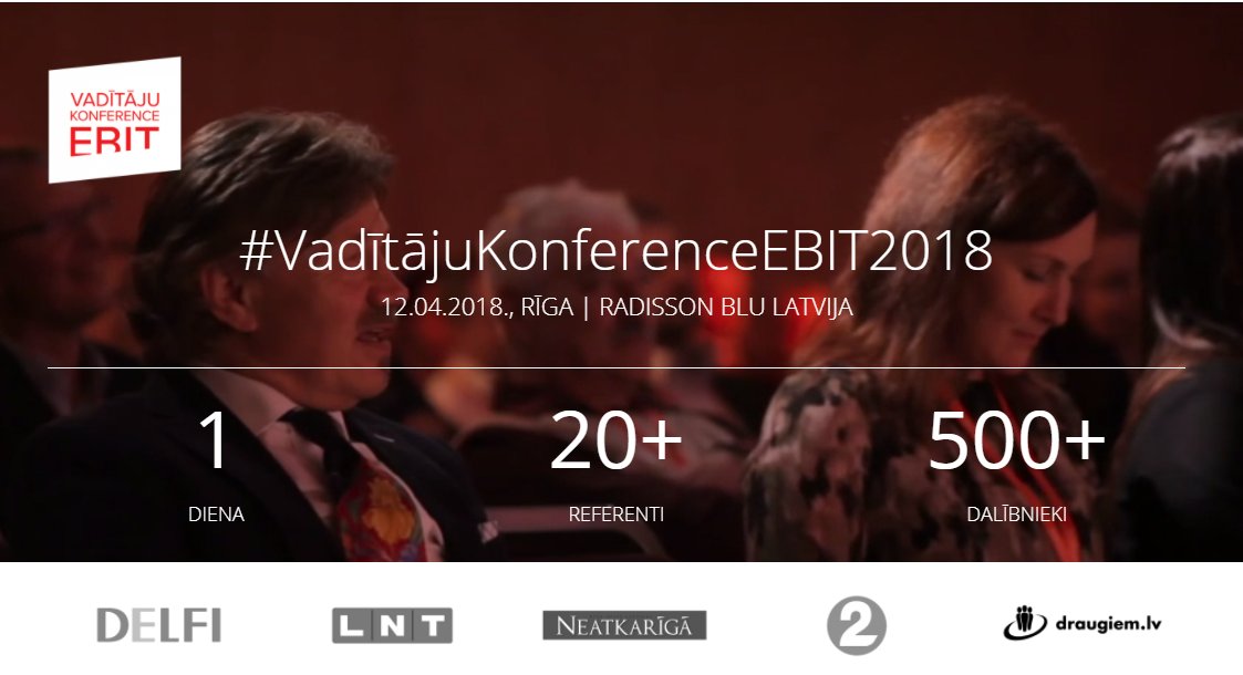 WINpartnersLV's tweet photo. Arī šogad rezervē vienu jaunu iespaidu un ideju pilnu dienu, izmantojot WIN partners sagādātu atlaižu kodu – WINMPN2018

#EBIT #atlaižukods https://t.co/RR7s826nPa