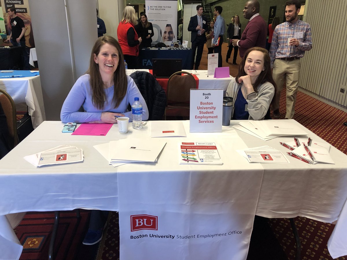 cmsmithery's tweet photo. “First impressions are everything... it all matters from the way you dress, to your handshake, to your overall friendliness and conversation,” say representatives from the BU student employment office. https://t.co/RAUaswcao5