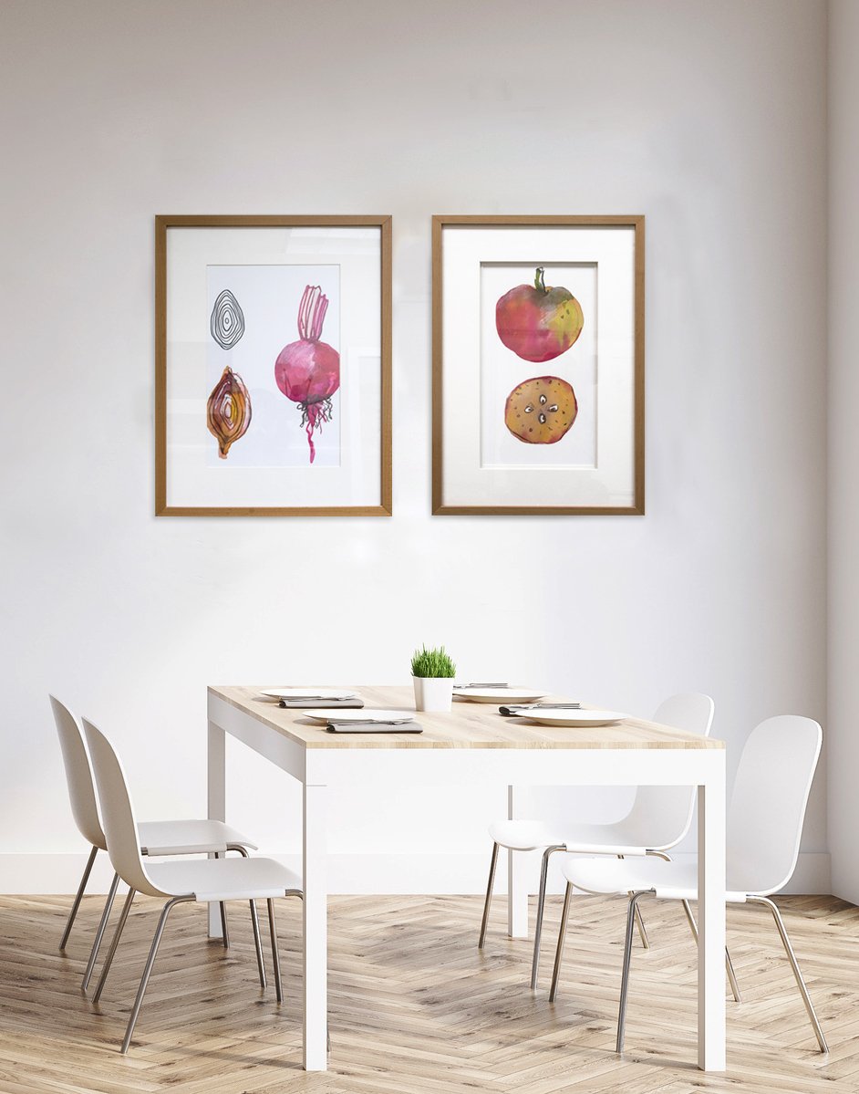 Framecrafters's tweet image. These watercolor prints are perfect for any gardener or cook! 
Lively and playful, sure to brighten any room. #framedart #customframing #artprints #veggiegarden
