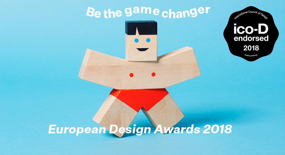 theICoD's tweet photo. The European Design Awards 2018 deadline to submit is 16 February 2018! https://t.co/elmwOAQJgm
To learn more about the competition and jurors go to: https://t.co/x6r0TtIMhX #icoDEndorsed #icoDMember #EDAwards #EDAwards18 #Grafill https://t.co/uC1Cgq0DbW