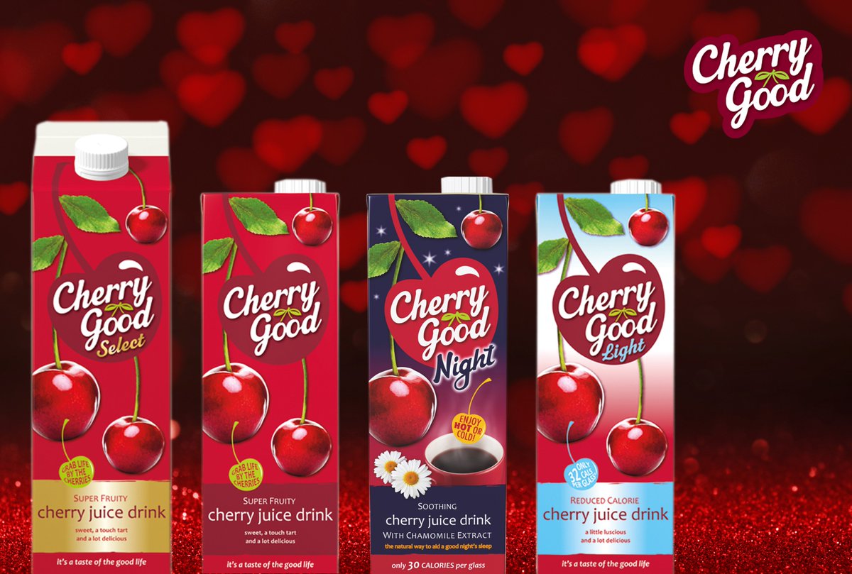 CherryGoodJuice's tweet photo. Happy Valentine’s Day Cherry Good Lovers! ❤️ Share a little love with us & let us know your favourite kind of Cherry Good to #win a month’s supply. #CherryGoodness 🍒 https://t.co/C7RO5ev3dl