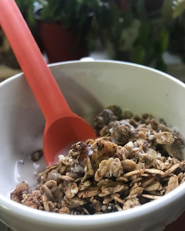 Apricot Granola + Freshly Squeezed Almond Milk for my sweet Valentines...
.
.
.
.
#vegan #vegankid #plantstrongkid #plantbased #plantedpoweredkid #plantfueledkid #plantbasedfamily #plantfueledfamily #worldscutestvegan #glutenfreevegan #feedthemwithlove