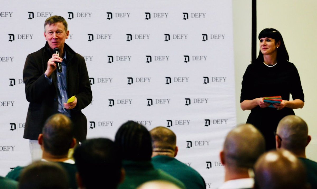 DefyVentures's tweet image. Thank you @GovOfCO for joining us last week to launch the #EntrepreneurTraining program at Arkansas Valley Correctional Facility #TransformYourHustle