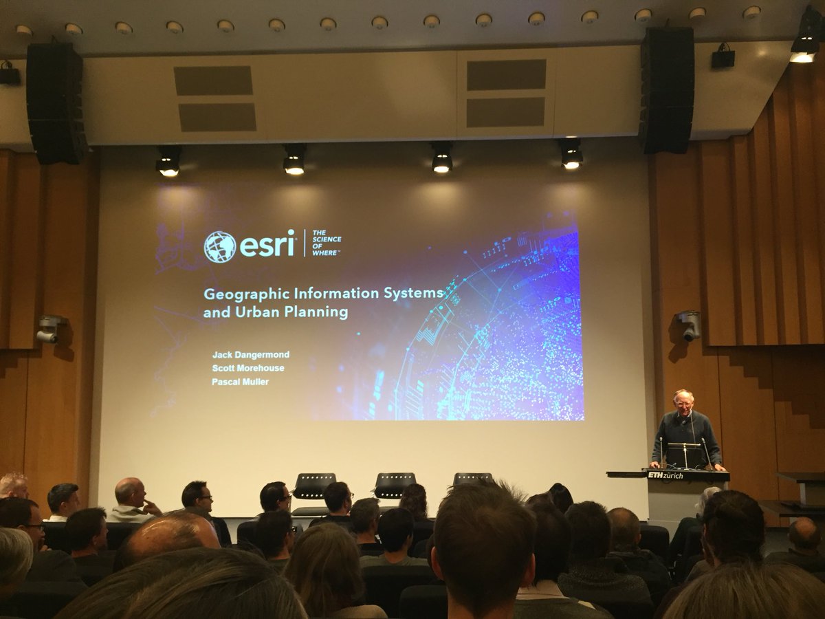 Bereit für die Präsentation von <a href="/jackdangermond/">jackdangermond</a> an der <a href="/ETH/">ETH Zürich</a> in Zürich #GIS #urbanplanning