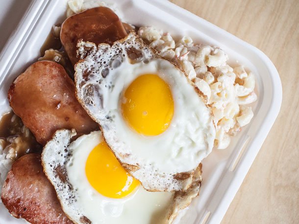 FQuisitor's tweet photo. Spam loco moco for family Vday dinner tonight!!! https://t.co/2r6BCPCD4u