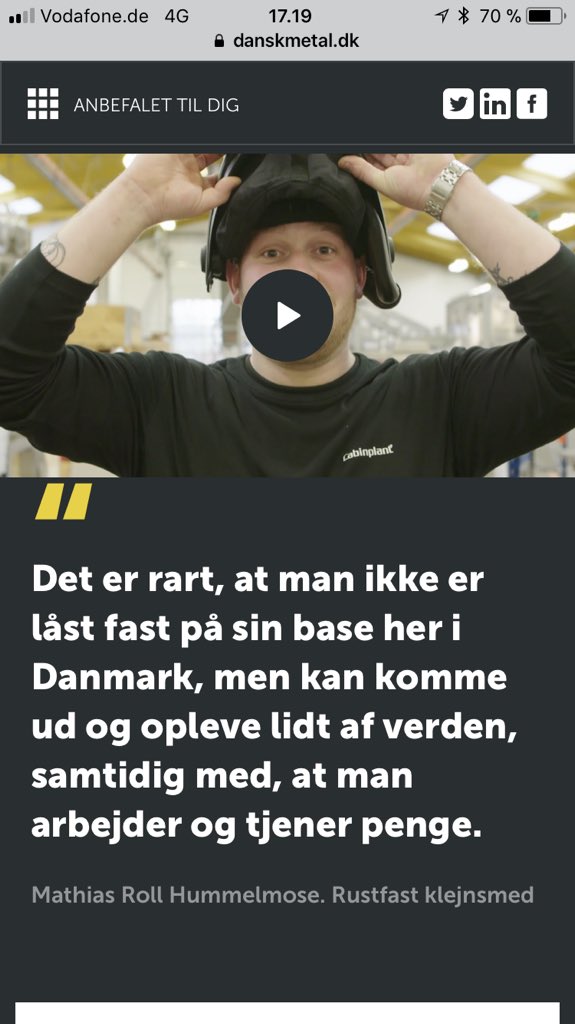 lonefolmer's tweet photo. Mathias har valgt en faglært uddannelse inden for industriens #dkbiz, også selvom han kommer fra et akademisk hjem. For han vil nemlig sikre sig de bredeste muligheder karrieremæssigt. https://t.co/FnyDK4Qzmk #faglært #uddpol #eud https://t.co/rOkZ5zjs7v