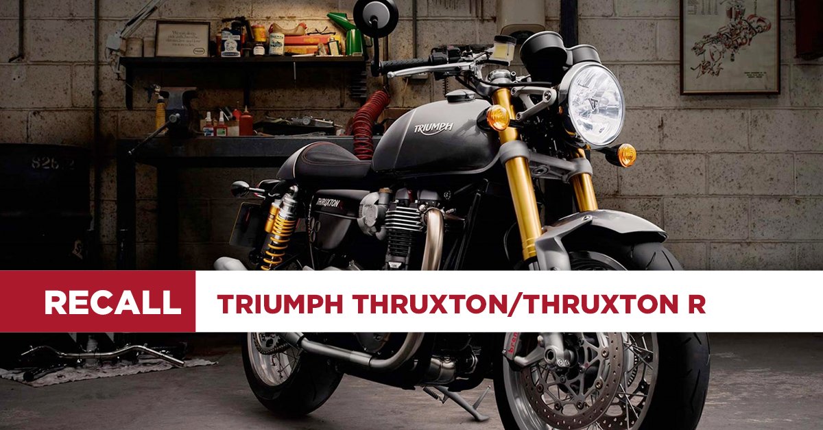 CycleAttorneys's tweet photo. Triumph is recalling two of their motorcycle models due to engine stalling issues that could lead to serious injuries on the road.

Triumph is working to contact all the owners and get the defect fixed.
https://t.co/1r3Q8045Kr
#triumphmotorcycles #MotorcycleRecall #EdwardsLawFirm https://t.co/GPJcrjCeqn