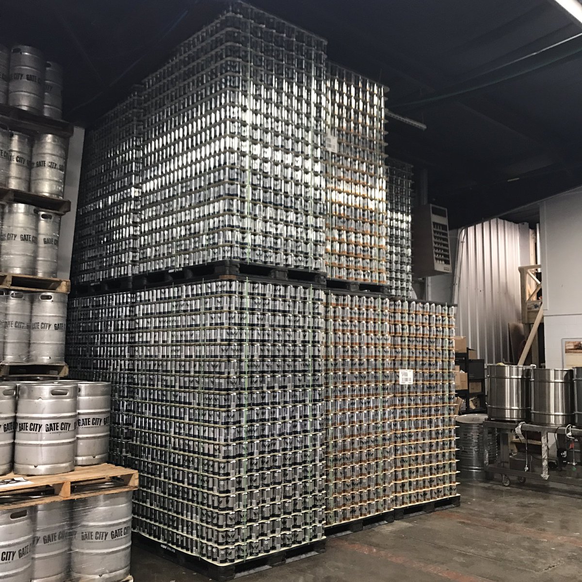 Sorry, label-peelers. We're growin' up. #printedcans #specialdelivery #gabeer