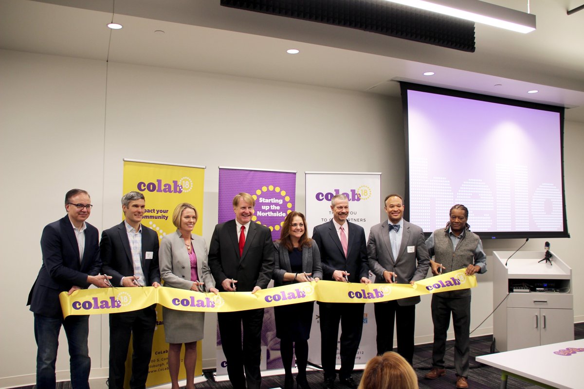 Taylor_Soper's tweet photo. @Colab18pgh Pittsburgh leaders open @Colab18pgh community space, aim to provide equal access to technology
https://t.co/0jtCjbRIb3  #colab18 #GeekWireHQ2 https://t.co/8YHUH9IJmJ