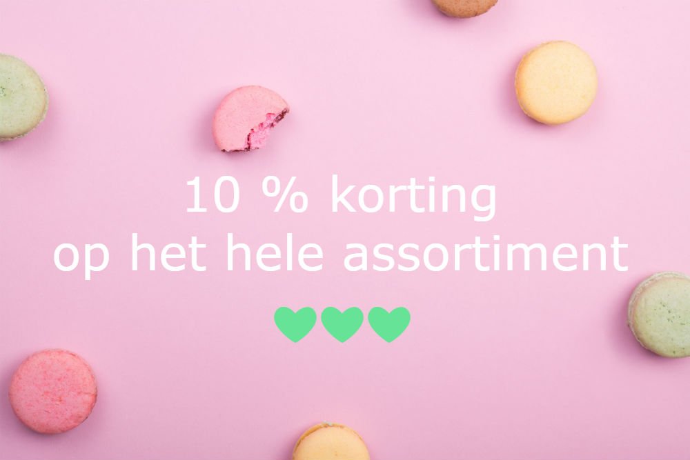 Speciaal voor #Valentijnsdag 10% korting op ALLES in onze webshop met de code 'valentijn10'. Treat yourself!