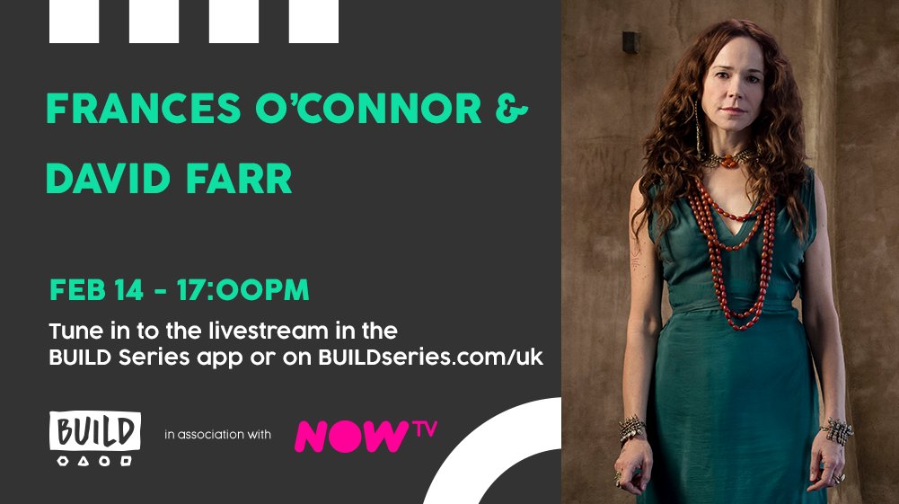The very talented @DavidFarrUK, the writer and creator of new BBC epic #Troy: Fall of a City, and Frances O'Connor (AKA THE QUEEN OF TROY) are live on buildseries.com/uk - tweet us your questions for the duo and we'll try get an answer!
