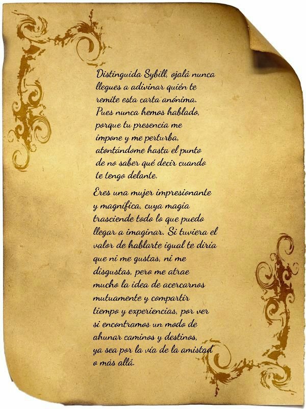 Integraciontty's tweet image. Carta para @Sybill_PT