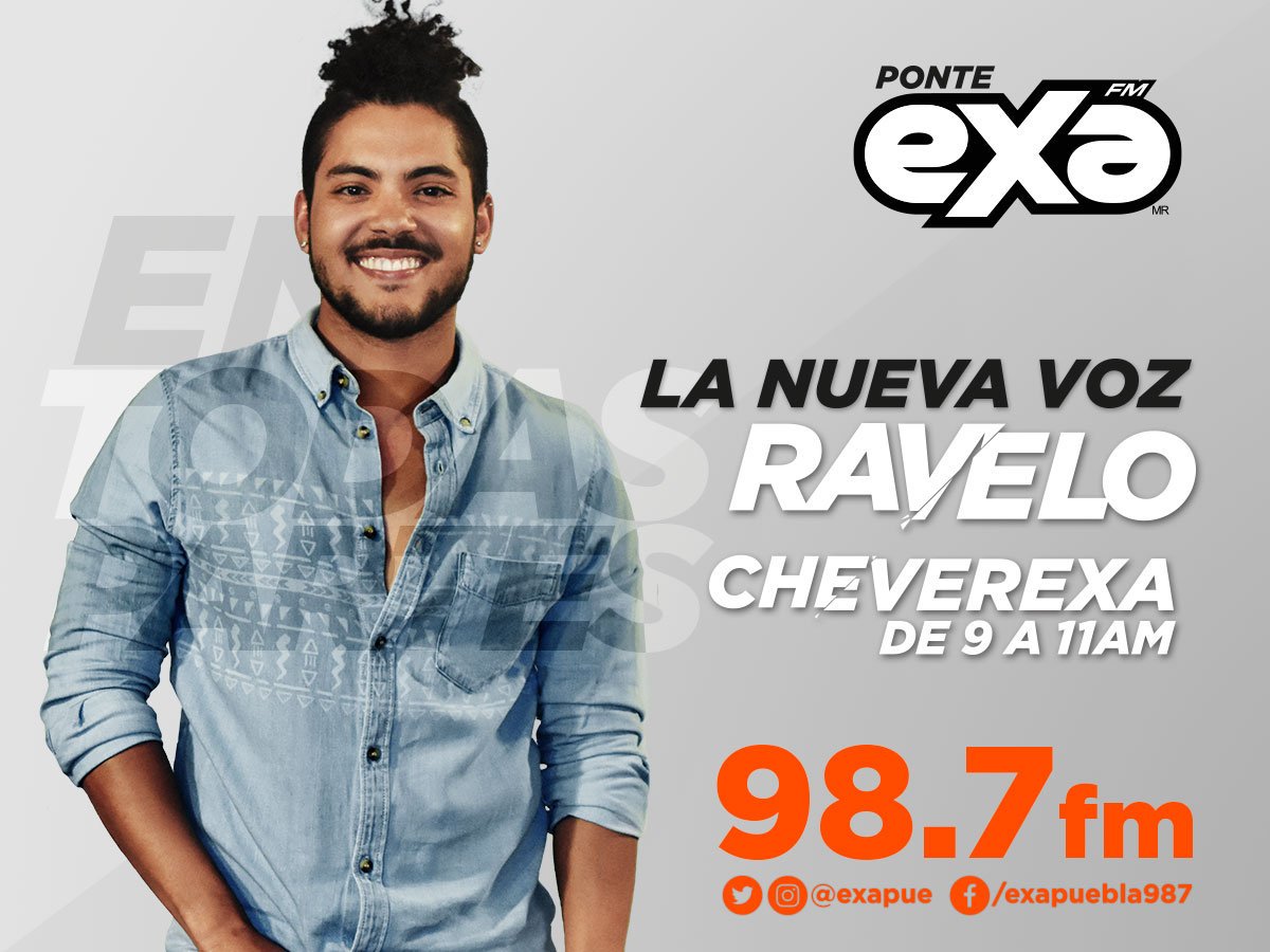 SerConscienteFM's tweet photo. ¡Bienvenido @ExaRavelo!  
📻la nueva voz naranja de @exapue ¡No se lo pueden perder!  #Cheverexa https://t.co/9Zgt5fSCfs
