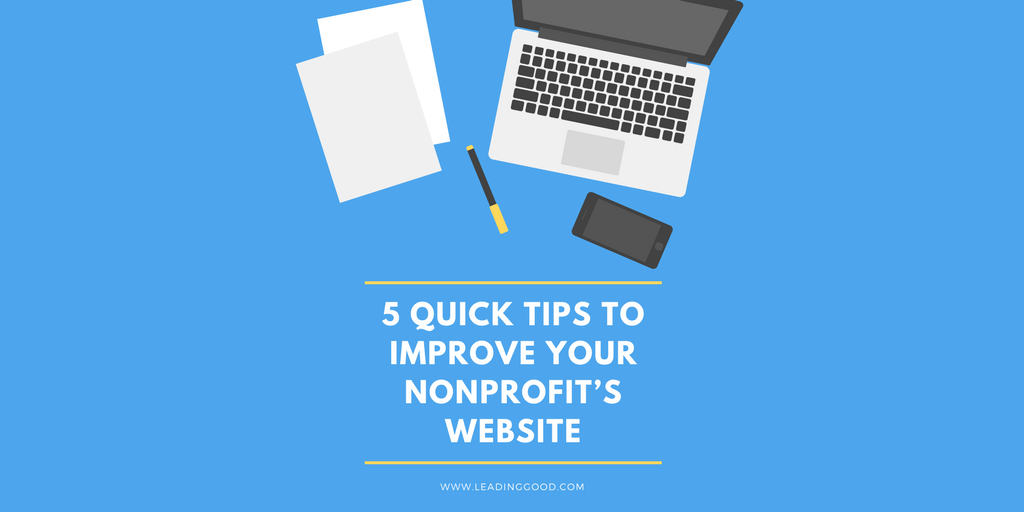 Are you a 501(c)3 nonprofit?

Do you wish your website attracted more donors?

Get your free copy of "5 Quick Tips to Improve Your Nonprofit's Website," and start turning more browsers into donors.

buff.ly/2F26c4z