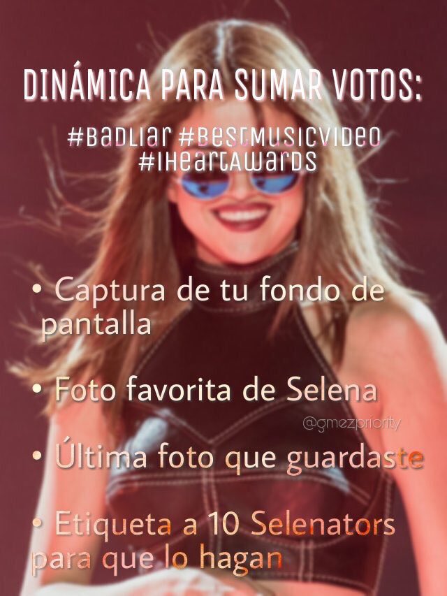 carolsdrew's tweet photo. la última foto q guardé estoy tentada
@selenagomez #BadLair #BestMusicVideo #iHeardAwards https://t.co/XQlV5QLCWb