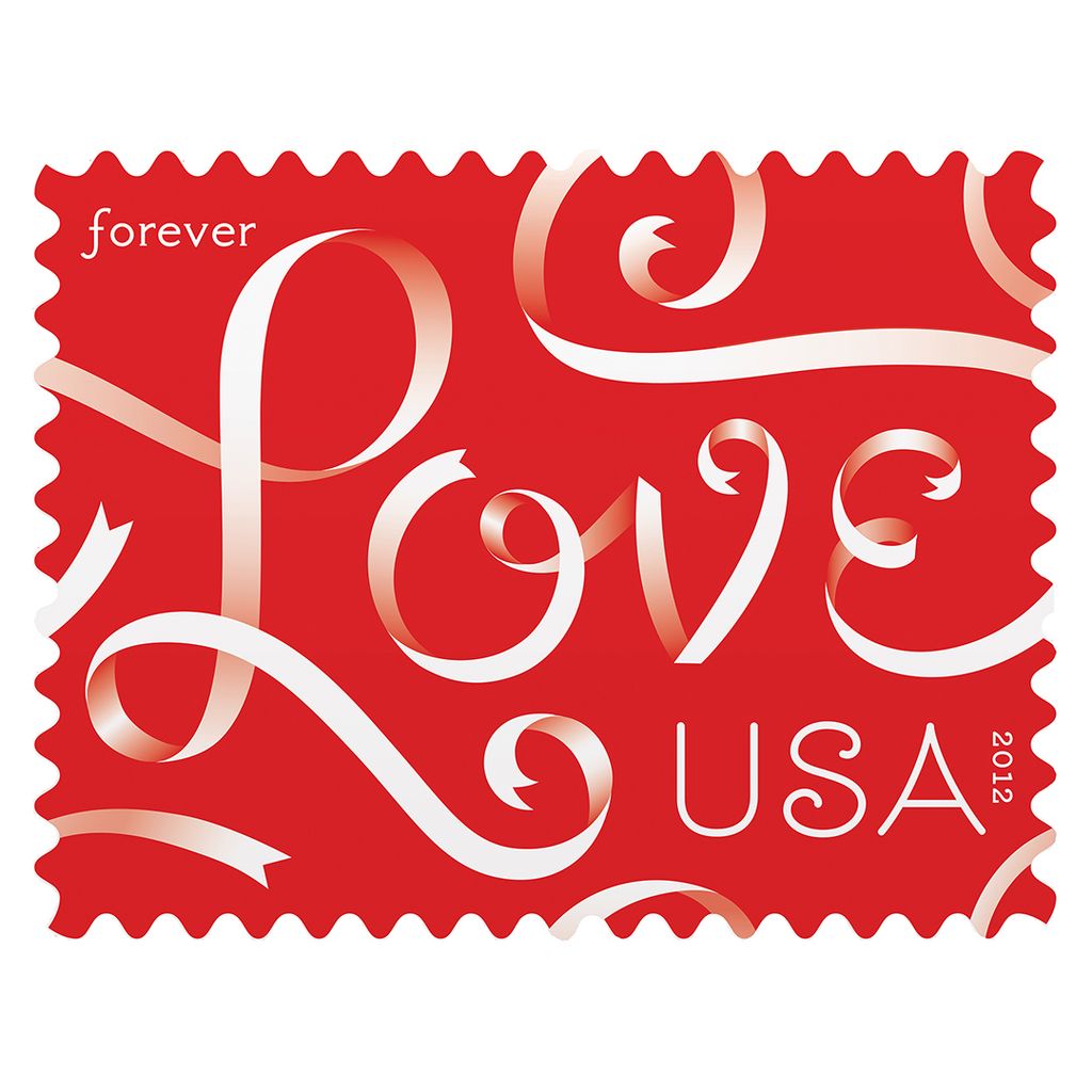 louisefili's tweet photo. Happy Valentine's Day! We designed this stamp for the USPS in 2008 (when @jessicahische was my senior designer) and it was finally released for V Day 2012. https://t.co/nxRqxbpWia