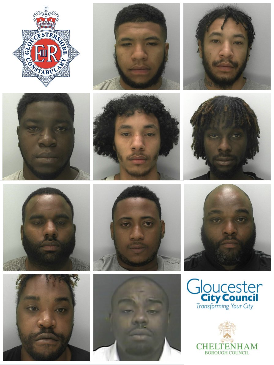 We've served 10 men with interim gang injunctions, banning them from associating with each other and entering certain areas. It aims to end gang related violence &amp; activity seen in Gloucester and Cheltenham in relation to a drugs feud. For more, visit: goo.gl/EkMpjm