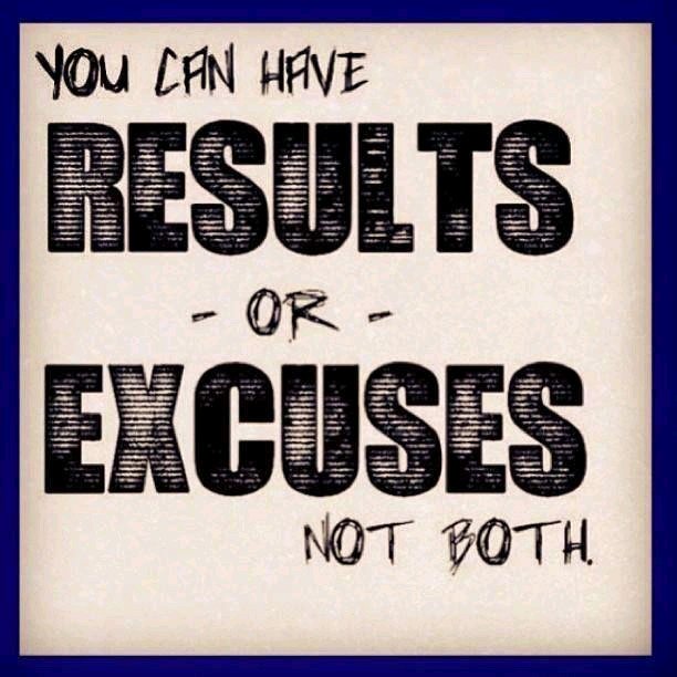 Aim for the results you dearly need and want. No excuses. Power your week. #MakeItHappen