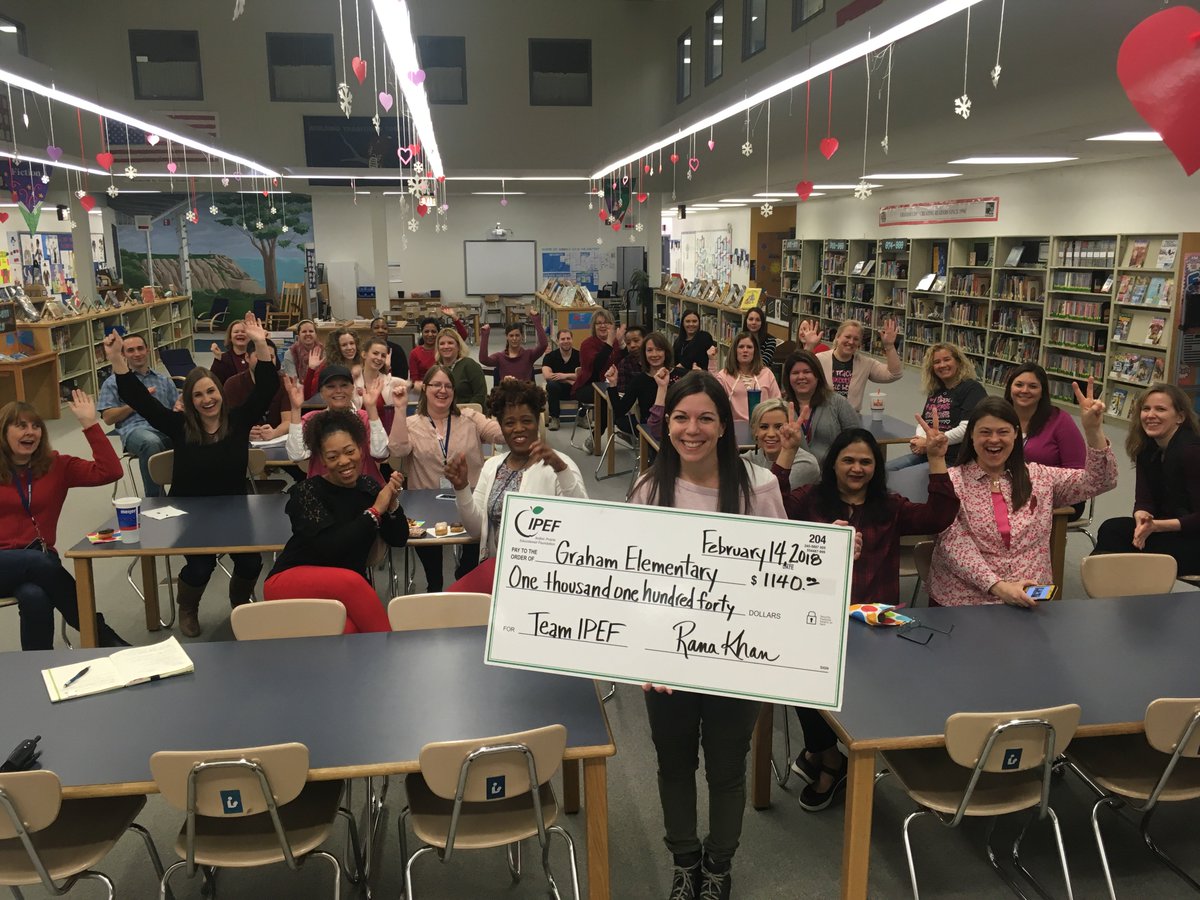 ipef204's tweet photo. Team IPEF showing some love with a big check back to Graham Elementary!  Yoda best!  @graham204PA https://t.co/OV5NiSuUal