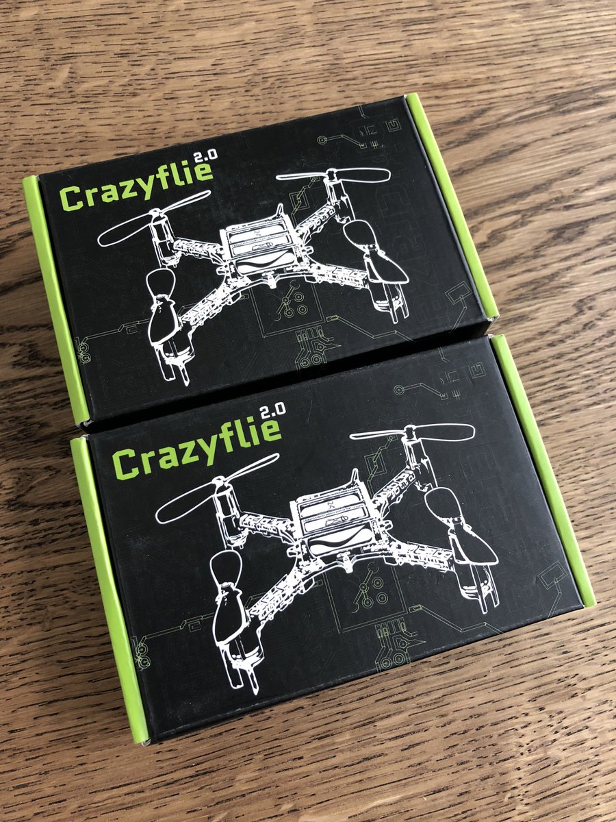sjespers's tweet image. Something new to play with. Going to try and see how easy it is to create a swarm out if these. Starting with 2 but aiming for many more. Can you guess what I’m going to do with them? #crazyflie #bitcraze