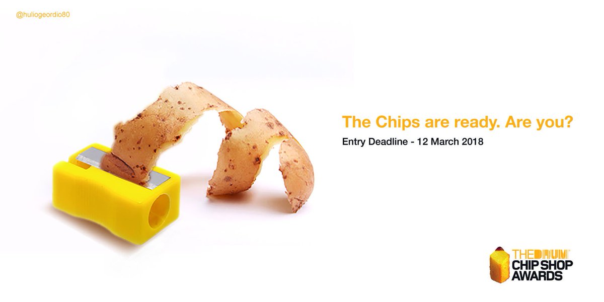 huliogeordio80's tweet photo. Are your ideas sharp enough? @OneMinuteBriefs @ChipShopAwards #ChipShopAwards @huliogeordio80 https://t.co/u8iwy81R4s