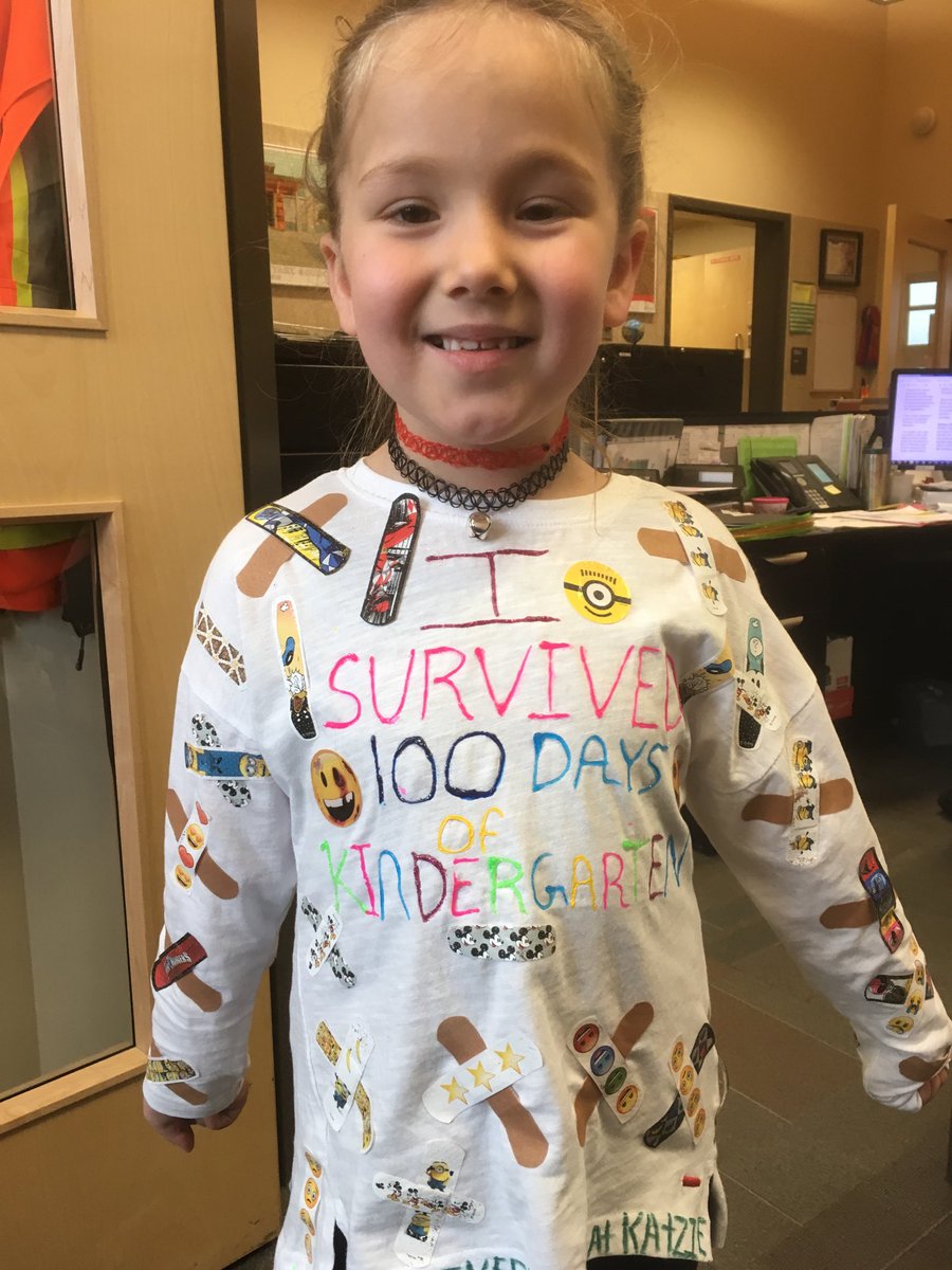 soljlee's tweet photo. Celebrating 100 days of school at Katzie! https://t.co/nRi3IDv6D6
