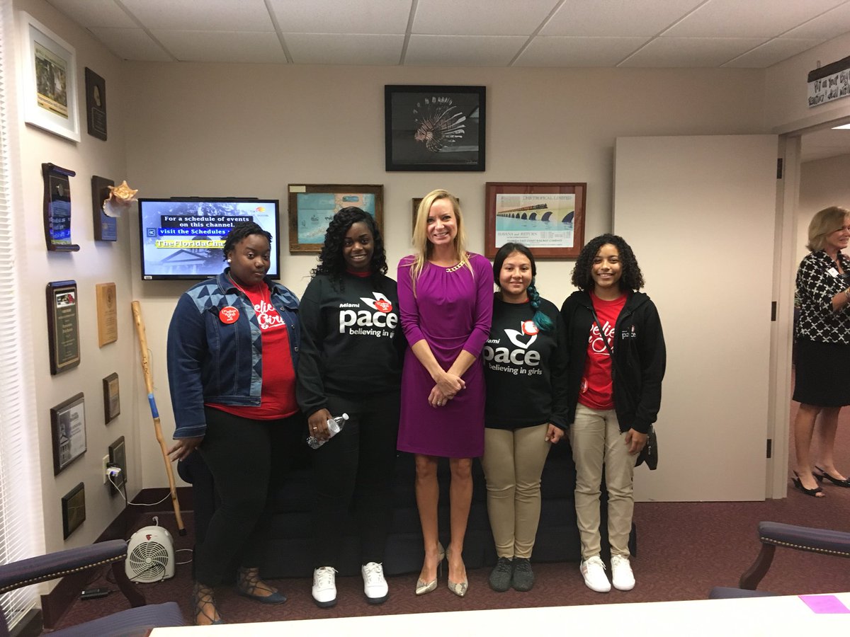 PaceMiami's tweet photo. Thank you @HollyRaschein for all your support toward @PaceMiami! We loved getting to know you and sharing our story! #paceday2018 https://t.co/gKPGRtmxYC
