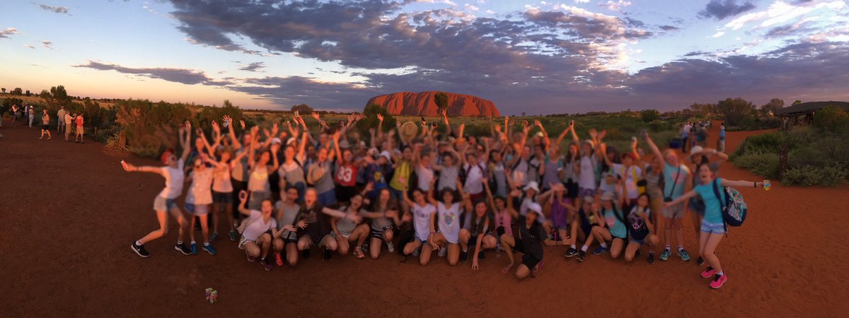 HELLLOOOOO from the Red Centre #year7 #camp