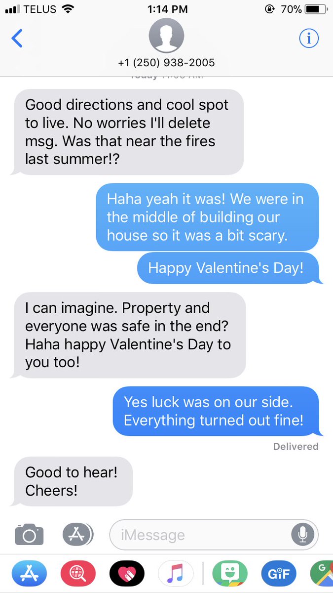 7_jenna's tweet photo. I accidentally sent instructions to my house to the wrong number today. Luckily they seem friendly 😅 https://t.co/6xDkCIUYJ2