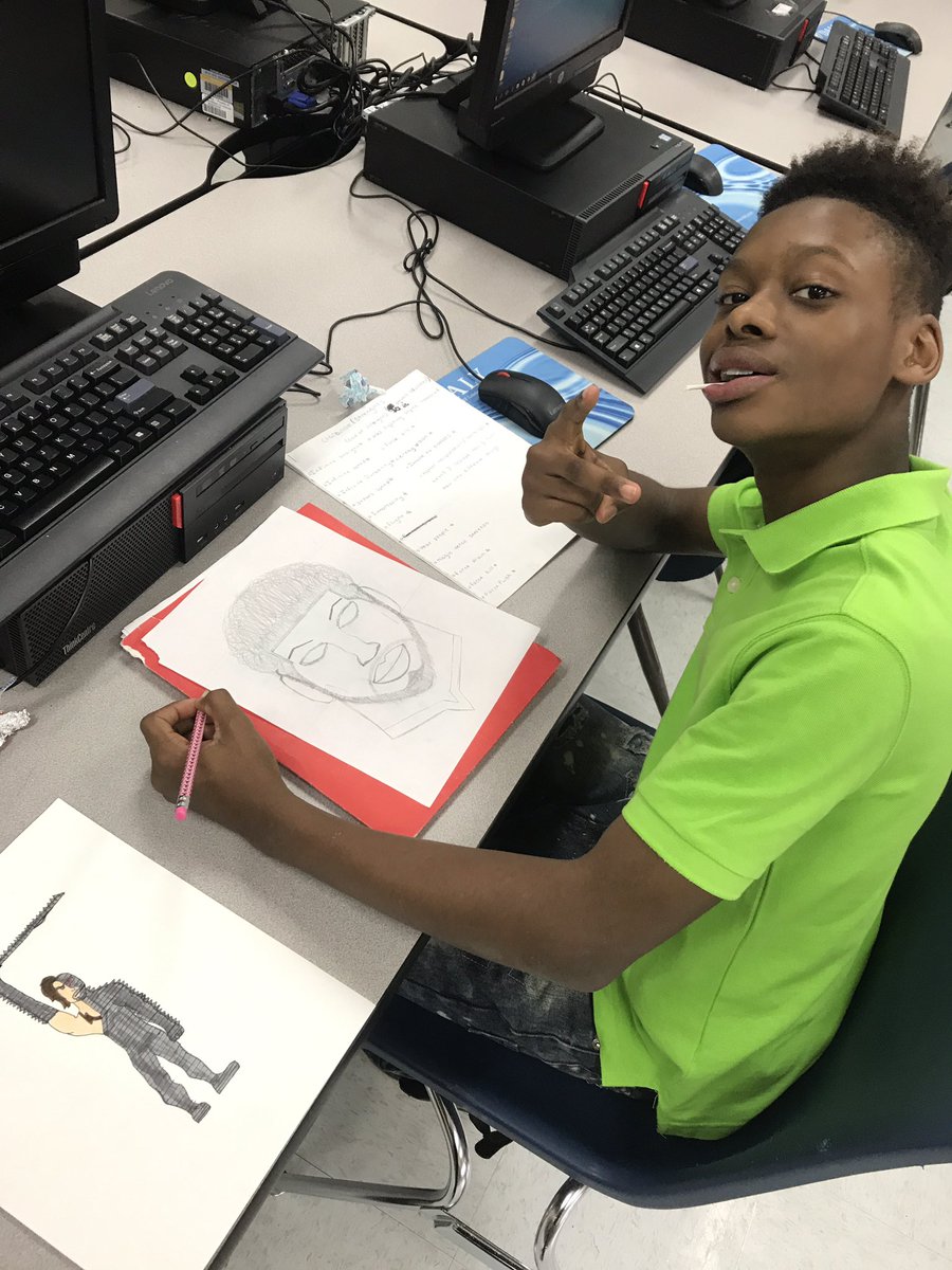 TWSVirginia's tweet photo. #FLMSWritingCenter was creativity central today! #FLHornets @Yarixa1522 @brewerhm https://t.co/CSlpR1Puwp