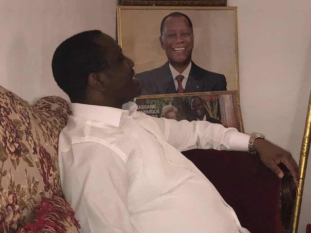 husseinkouame's tweet photo. A l’invitation du Roi du #Sanwi, NANAN AMONDOUFOU 5, le PAN @SOROKGUILLAUME séjourne depuis la fin de l’après-midi à #Krinjabo. Notons que @SOROKGUILLAUME est prince du Sanwi avec pour nom de règne NANAN AMALAMAN AMON https://t.co/mgf5d1rhy0