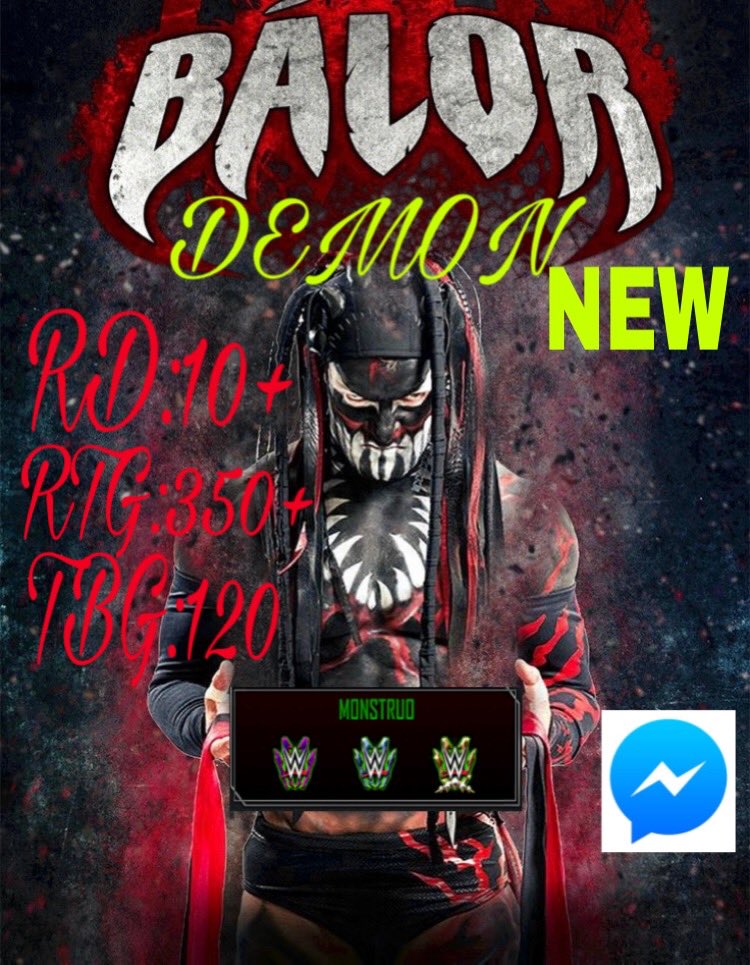 THE_KingOfSC's tweet photo. Buscamos jugadores activos con pruebas de actividad Categoría Monster + Dejar Mazo En Los Comentarios 
#BalorDemonNew @kephayt @WWESupercardLat @LordSebaShow https://t.co/ySSvWnA1Ig