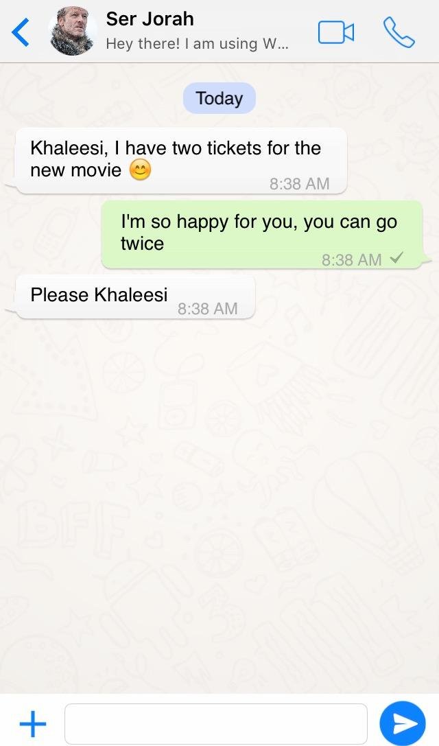 Jorah's Valentine's day is not going too well 😂