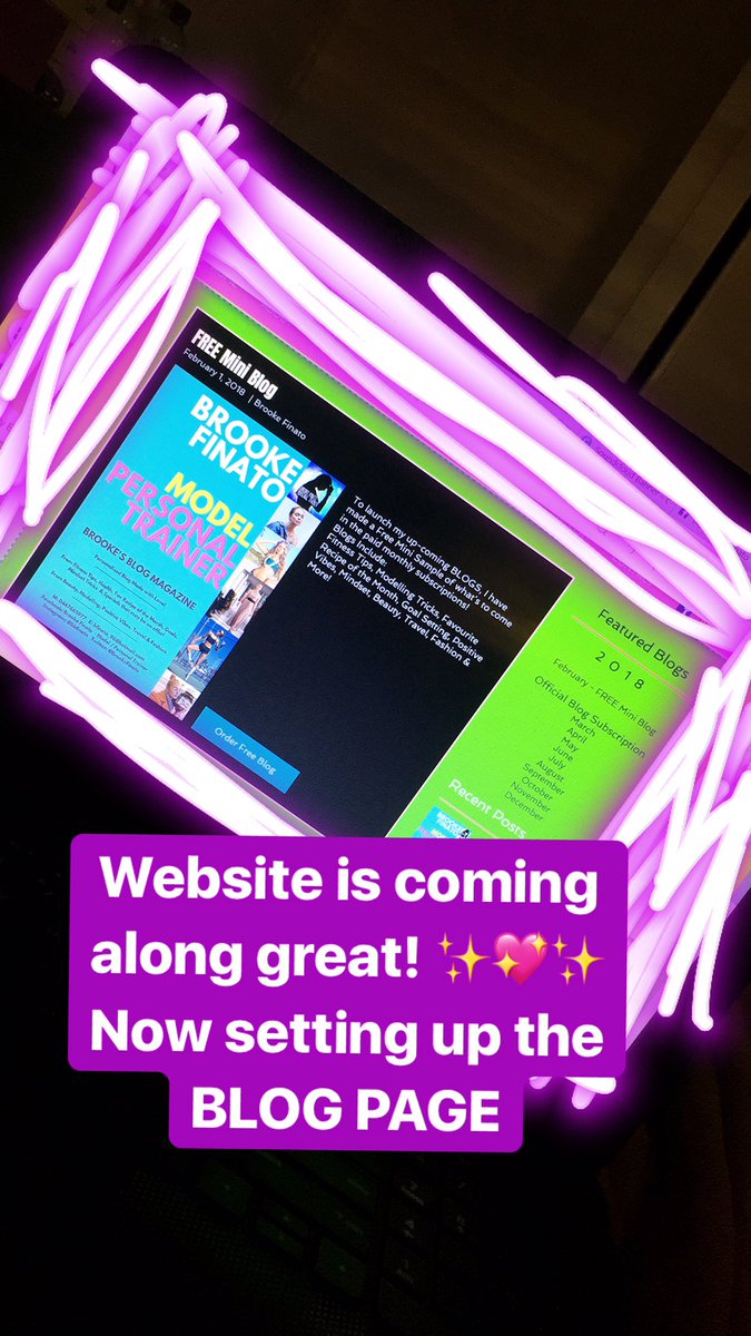 Website launching 1st march brookefinato.com #website #launch #personaltrainer #model #brisbane #qld #australia