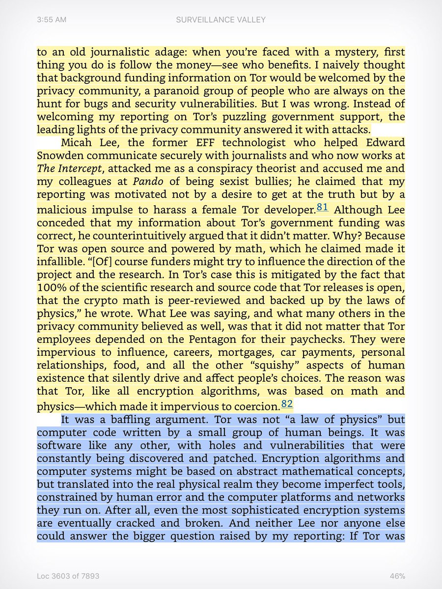 On the reality of the magical TOR. Lol