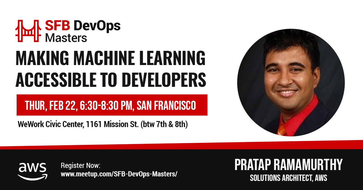 Meetup: Applying Machine Learning to DevOps. Feb 22, San Fran. Register: hubs.ly/H09_vjk0 #devops #ml #awscloud #ELKStack <a href="/logzio/">Logz.io</a>