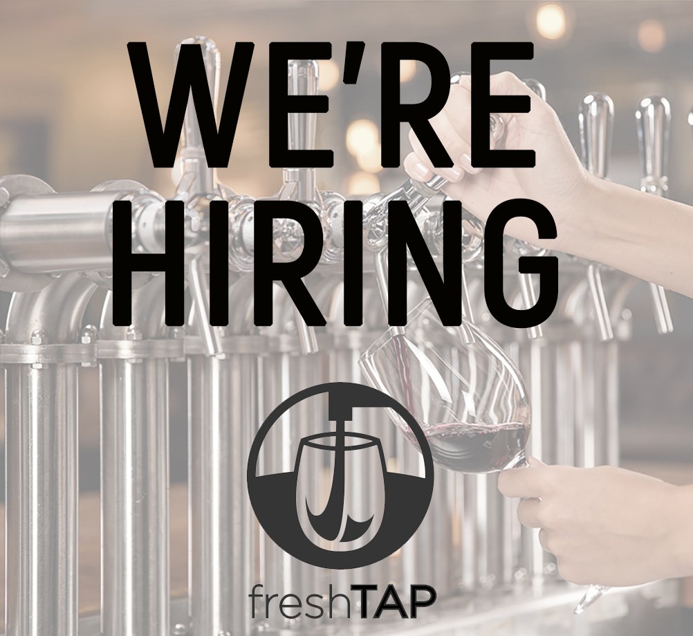 FreshTAP's tweet image. We're looking for a couple driven &amp;amp; passionate people to join our team. We are hiring a Sales Representative to drive growth in the #wineontap category through education, and a Production Manager to take on responsibility of daily operations at our kegging facility in Vancouver.