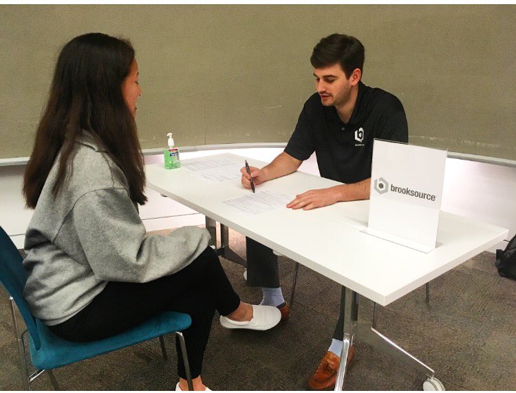 BrooksourceATX's tweet image. Cody at @UTAustin today for #Resumania #beunited #brooksource #consulting