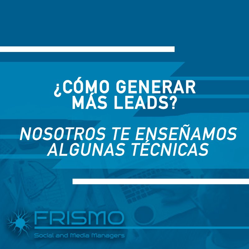 Frismo_'s tweet photo. En nuestro sitio podrás encontrar cuatro tips para una generación de Leads efectivos y asequibles. Ingresa en nuestro sitio https://t.co/jlfohX0ZnI https://t.co/5JwwHHA2G4